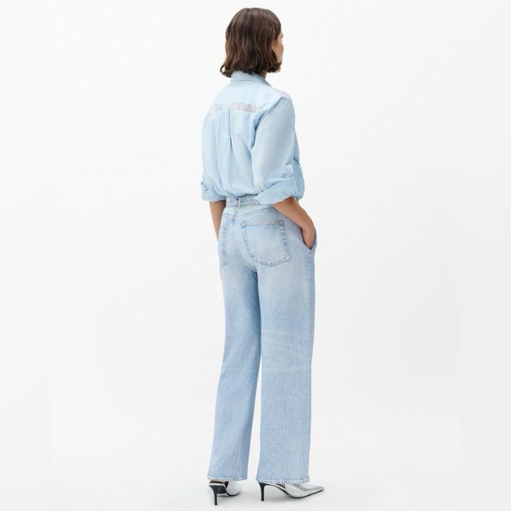 NWT Rag&Bone Miramar Wide-Leg Pants
Cotton Terry Sweatpant Jeans Aria light blue - Picture 4 of 15